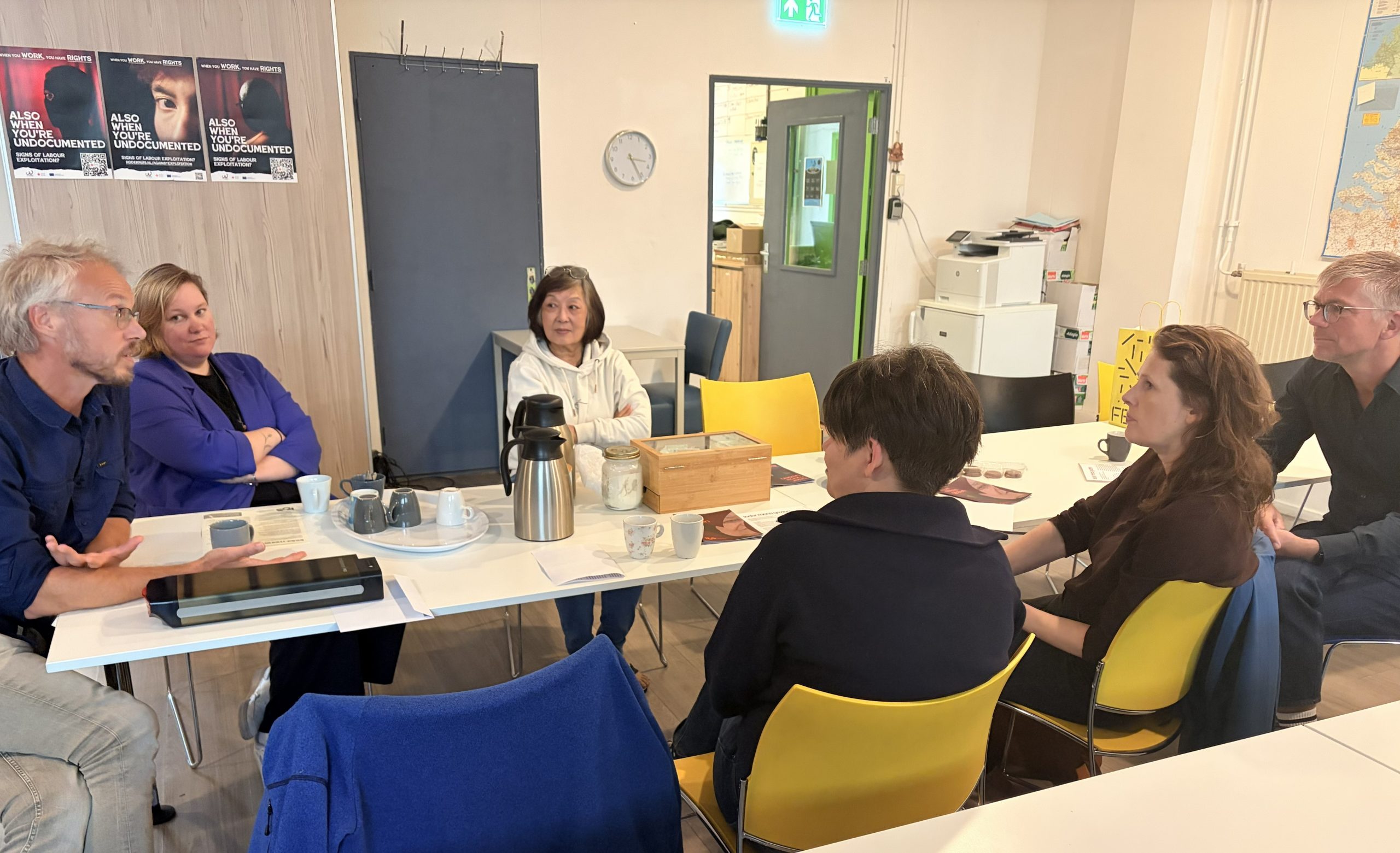 Wethouder in gesprek
