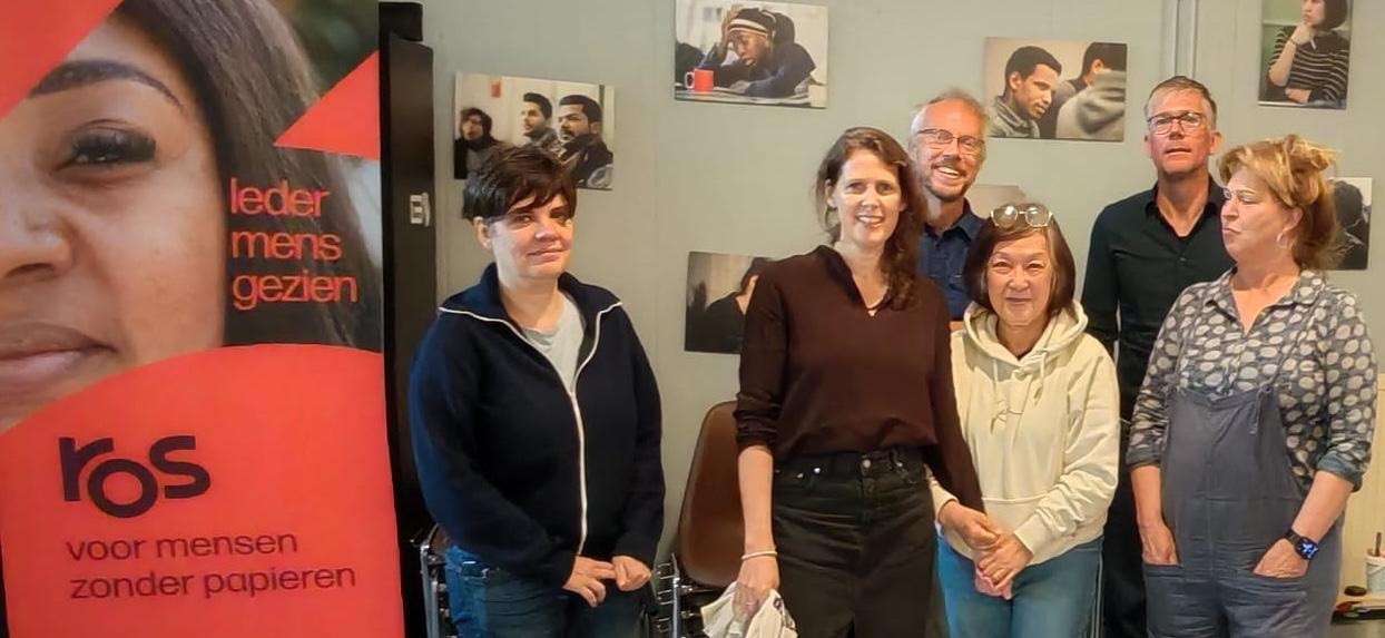 Wethouder met groep